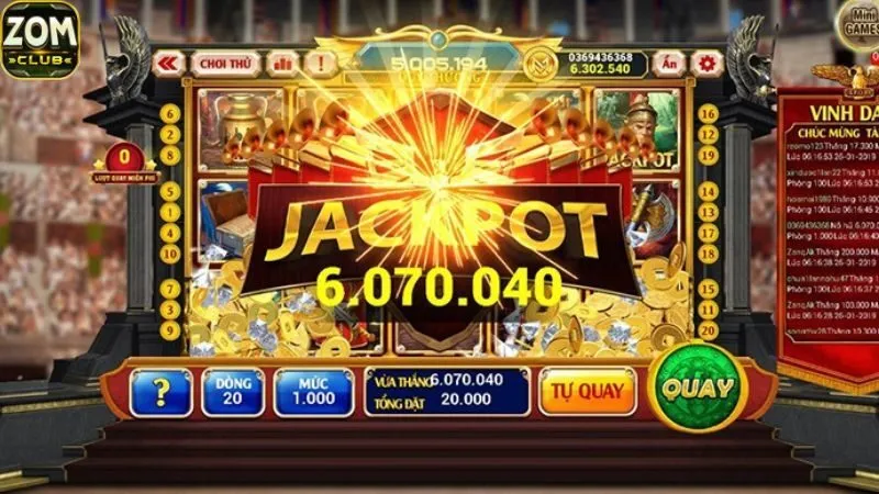 Các ưu điểm nổi bật tại nổ hũ Zomclub